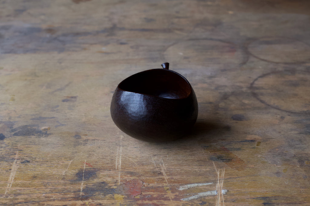 Small Black Walnut 'Harvest' Drinking Vessel With Urushi