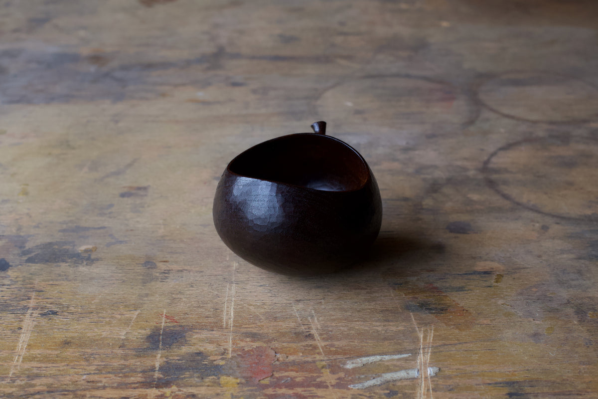 Small Black Walnut 'Harvest' Drinking Vessel With Urushi