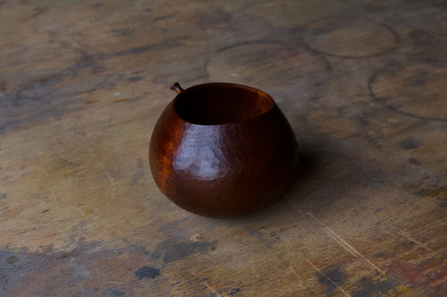 Alder 'Harvest' Drinking Vessel With Urushi