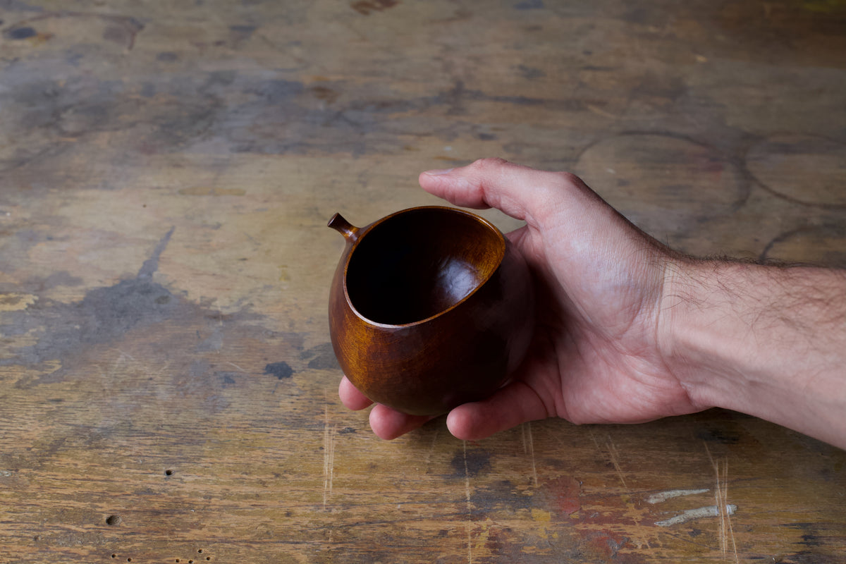 Maple 'Harvest' Drinking Vessel With Urushi