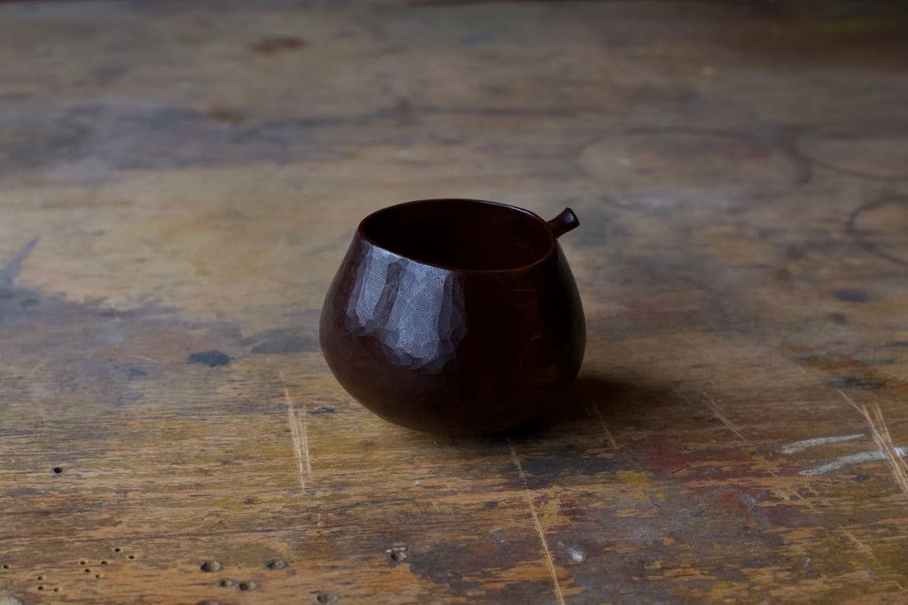 Small Wanut 'Harvest' Vessel With Urushi