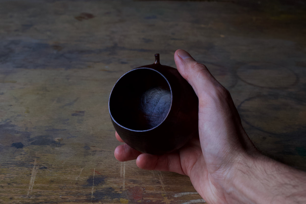 Black Walnut 'Harvest' Vessel With Urushi