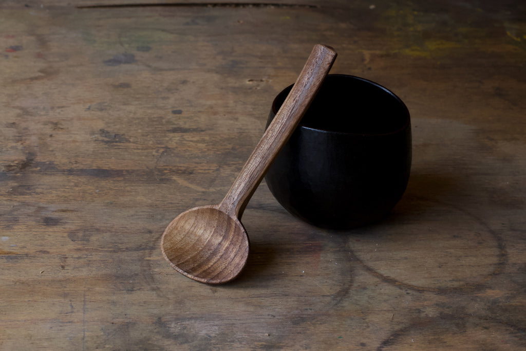 Small Tea Spoon in Black Walnut