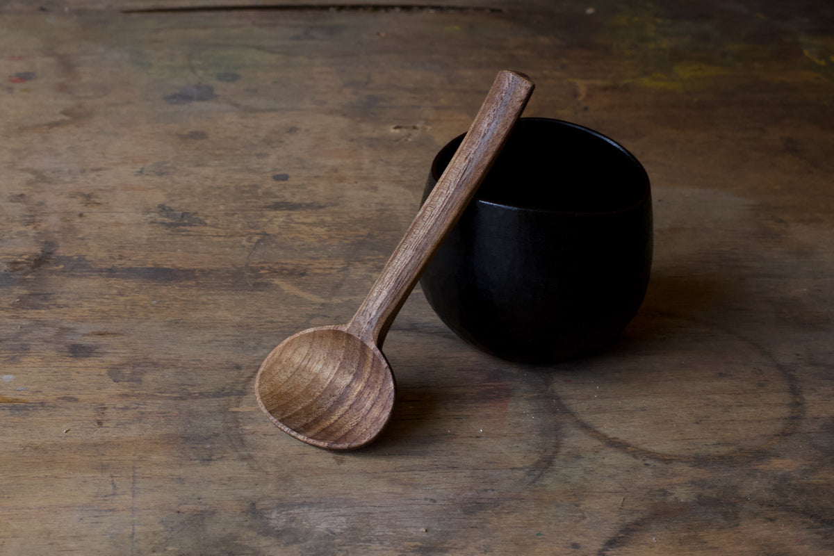 Small Tea Spoon in Black Walnut