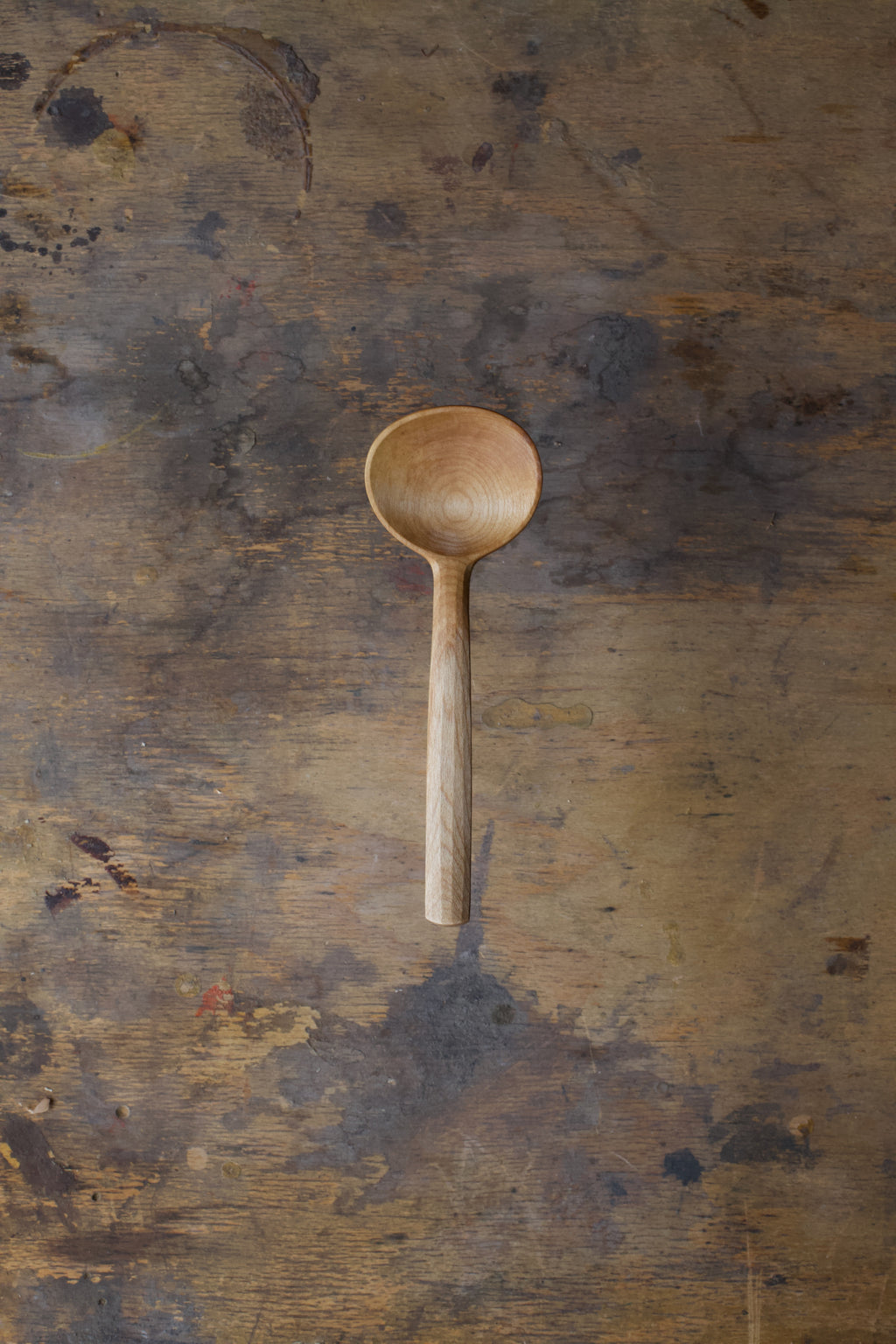 Pebbly Eating Spoon in Maple