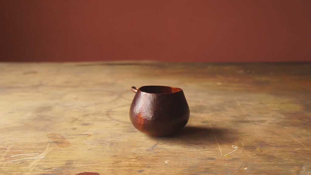 Small Wanut 'Harvest' Vessel With Urushi